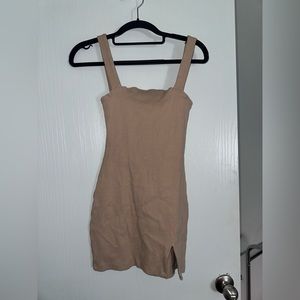Steve Madden mini dress. Tan. XS.